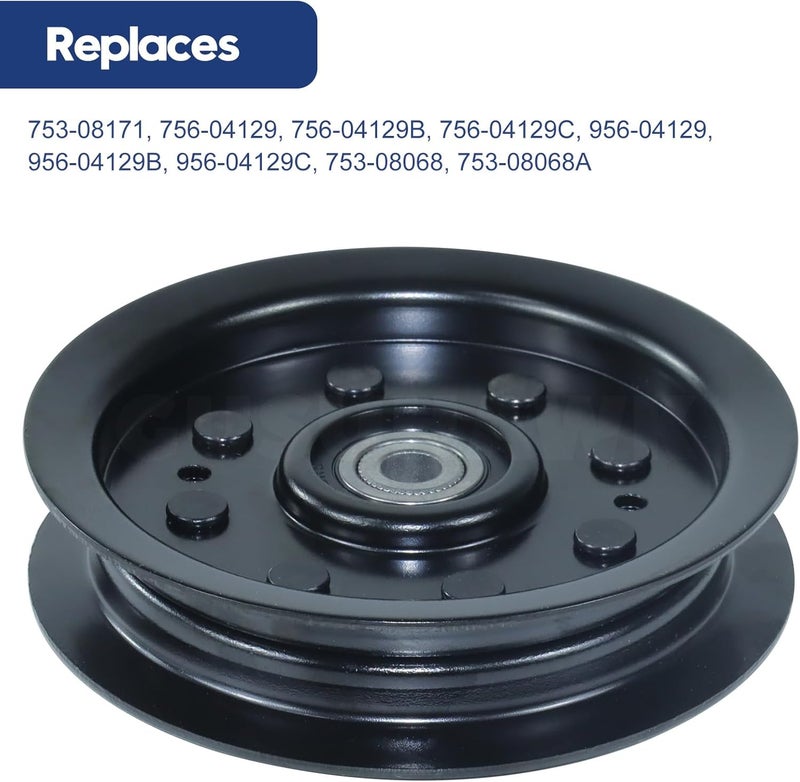 GUSUHAWK 753-08171 Idler Pulley Kit Replaces MTD 756-04129B, Cub Cadet 756-04129B Idler Pulley 756-04129, Cub Cadet 756-04129 Pulley, Troy Bilt Pulley 753-08171 Cub Cadet Idler Pulley Kit, 753-08068 - Image 3